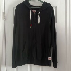 Sportiqe black zip up hoodie size XL